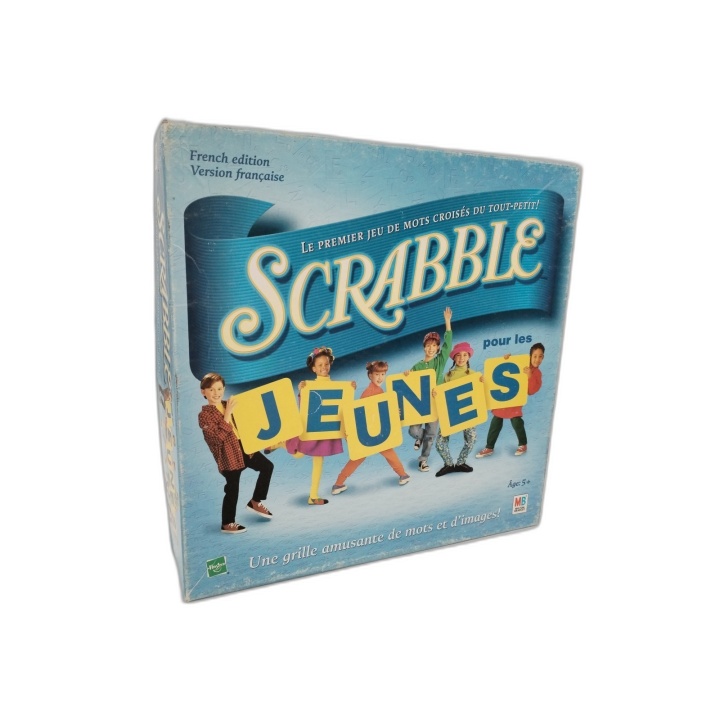 Scrabble Junior pour les Jeunes - MB Hasbro - Jeu de Mots Enfants 5 an