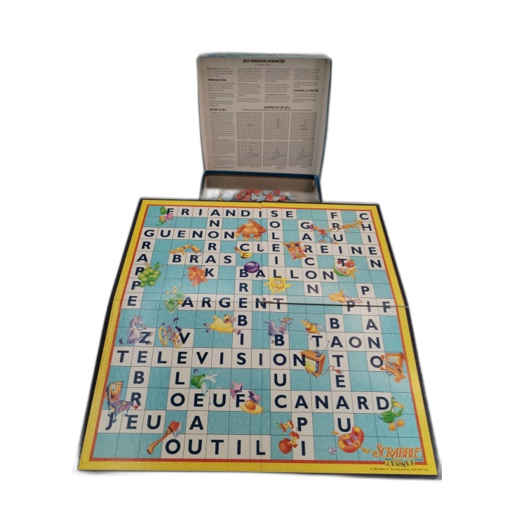 Scrabble Junior pour les Jeunes - MB Hasbro - Jeu de Mots Enfants 5 an