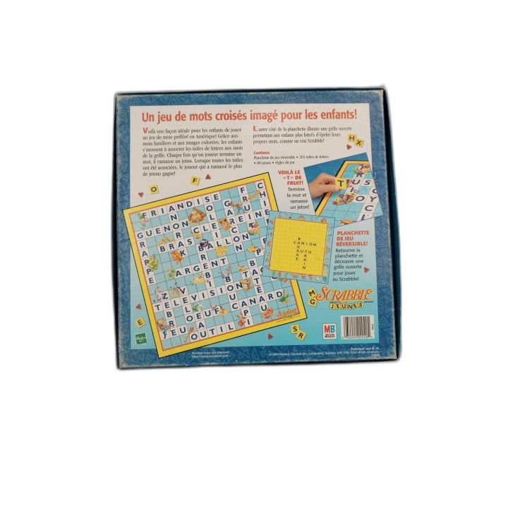 Scrabble Junior pour les Jeunes - MB Hasbro - Jeu de Mots Enfants 5 an