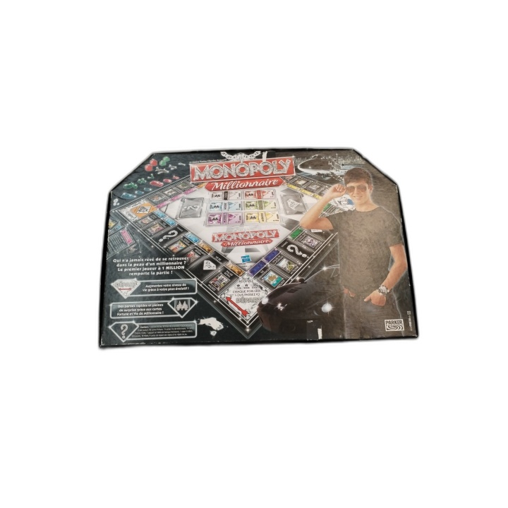 Monopoly Millionnaire - Hasbro - Jeu de Stratégie 2-4 Joueurs - 8 ans