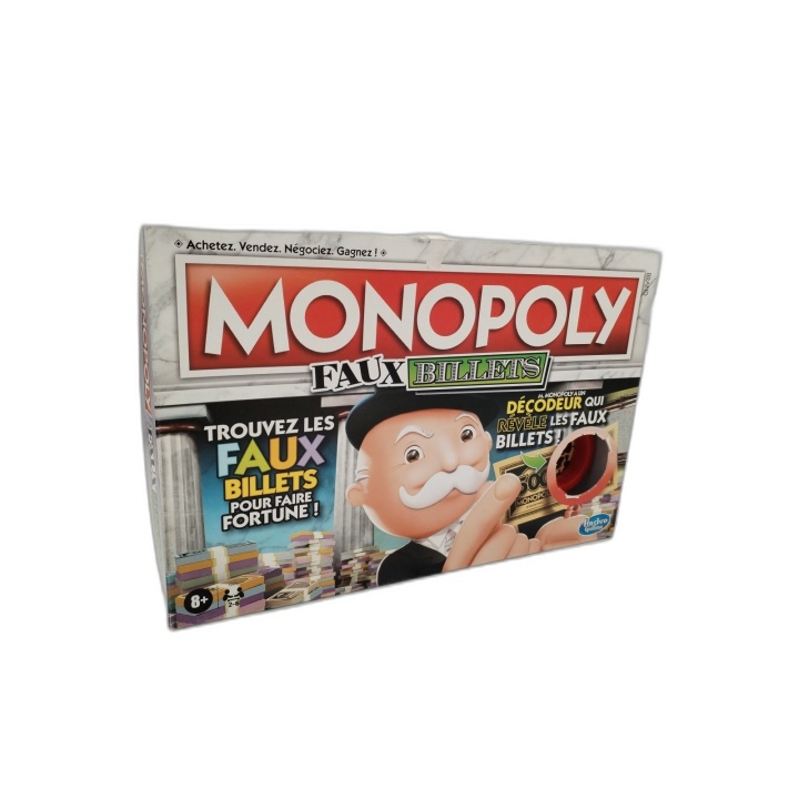 Monopoly Faux Billets Hasbro - Jeu de Société Famille 2-6 Joueurs - Dè