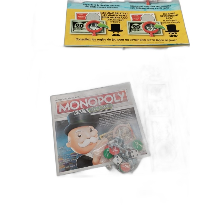 Monopoly Faux Billets Hasbro - Jeu de Société Famille 2-6 Joueurs - Dè