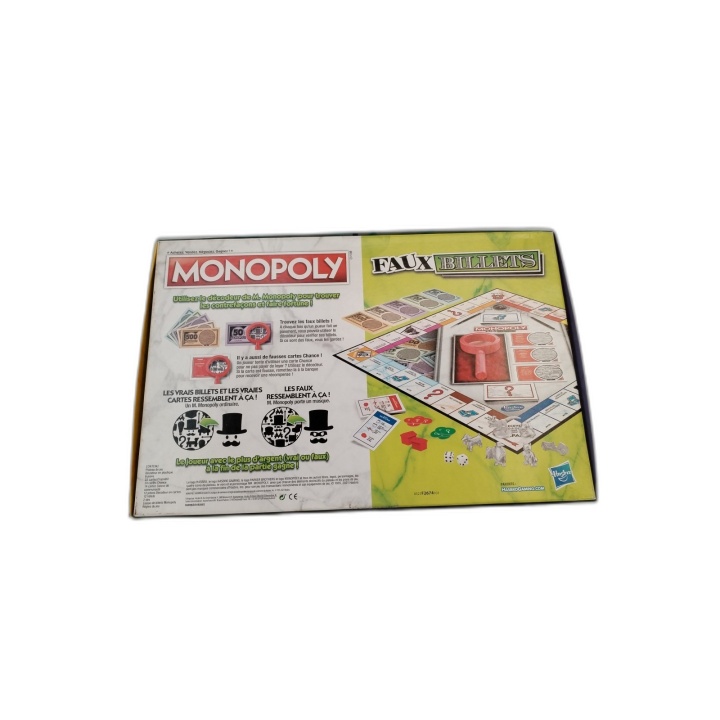 Monopoly Faux Billets Hasbro - Jeu de Société Famille 2-6 Joueurs - Dè