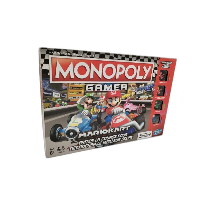 Monopoly Gamer Mario Kart - Hasbro Nintendo - Jeu Famille 2-4 Joueurs