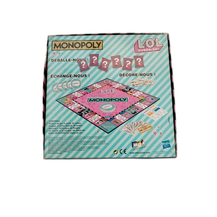 Monopoly LOL Surprise - Hasbro Gaming - Jeu Famille 2-4 Joueurs - 8 an