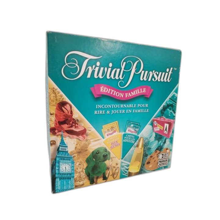 Trivial Pursuit Édition Famille - Parker - Jeu Quiz 2 niveaux - 8 ans+