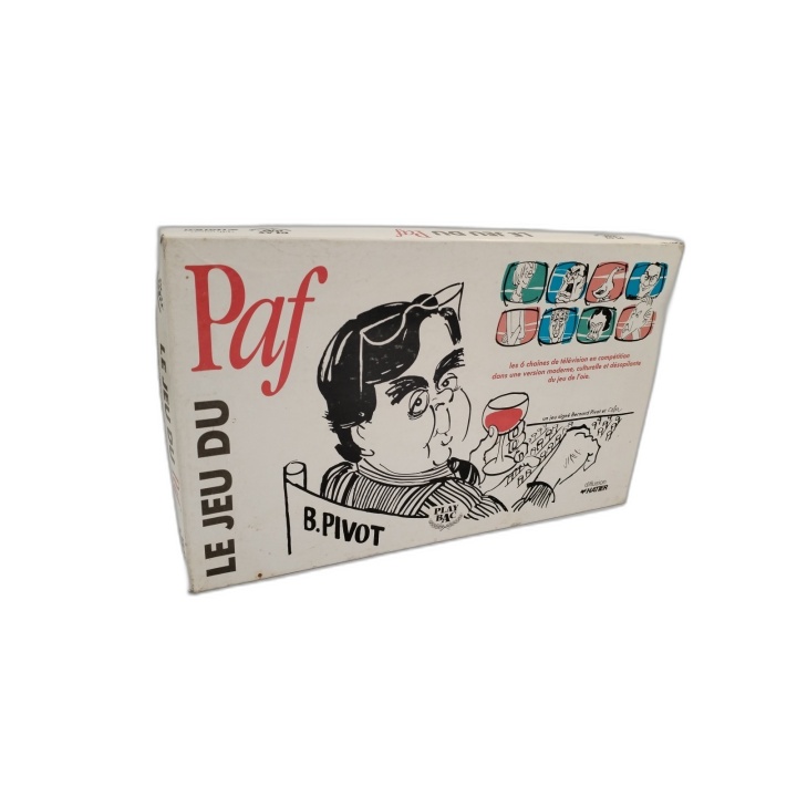 Le Jeu du PAF - Play Bac / Hatier - Bernard Pivot - Jeu de l'Oie Télév
