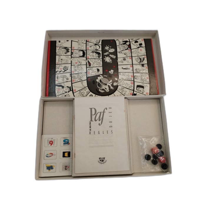 Le Jeu du PAF - Play Bac / Hatier - Bernard Pivot - Jeu de l'Oie Télév