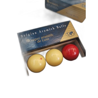 Super Aramith De Luxe Carom Balls - Set 3 Boules Billard Carambole Occ