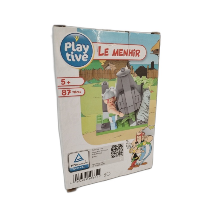 Playtive Clippys Astérix Le Menhir - Set Construction 87 pièces - 5 an