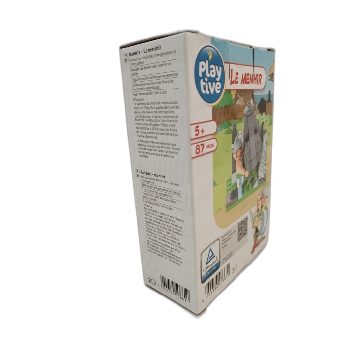 Playtive Clippys Astérix Le Menhir - Set Construction 87 pièces - 5 an