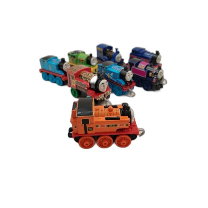 Thomas & Friends - Lot 7 Locomotives Die-Cast Minis - Mattel - Occasio