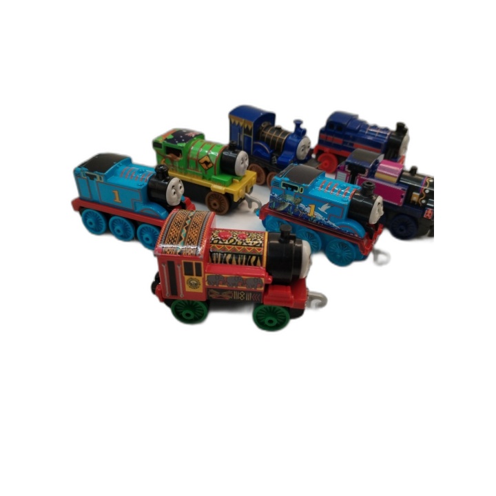 Thomas & Friends - Lot 8 Locomotives Die-Cast Take n Play - Mattel 201