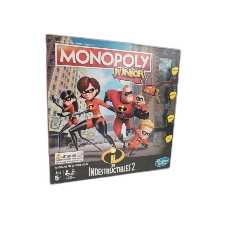 Monopoly Junior Les Indestructibles 2 - Hasbro Gaming - Jeu Enfant 2-4