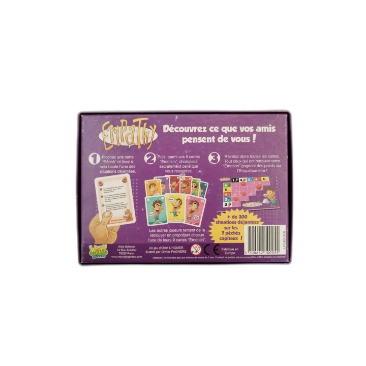 Empathy - Witty Éditions - Jeu d'Ambiance Adulte 300 Situations - Occa