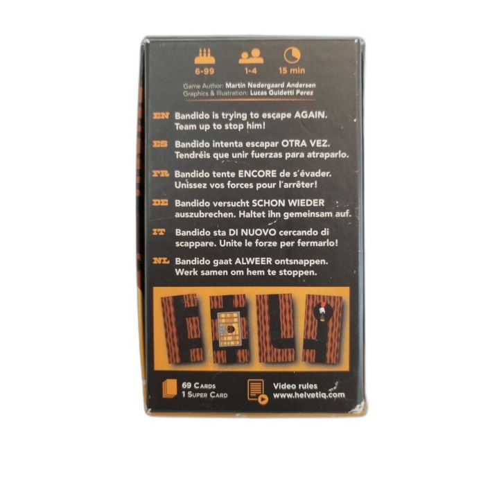 Bandido Wanted - Helvetiq - Jeu de Cartes Coopératif 1-4 Joueurs - 6 a