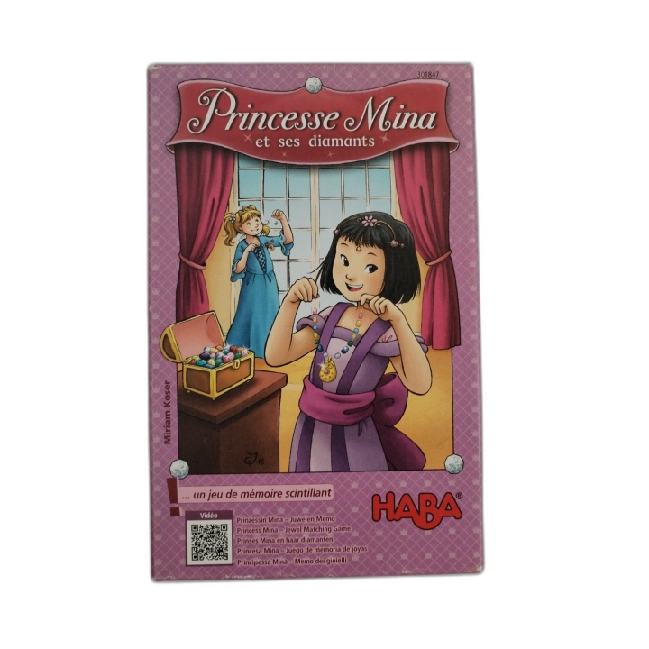 Princesse Mina et ses Diamants - HABA - Jeu de Mémoire Enfant - 4 ans+