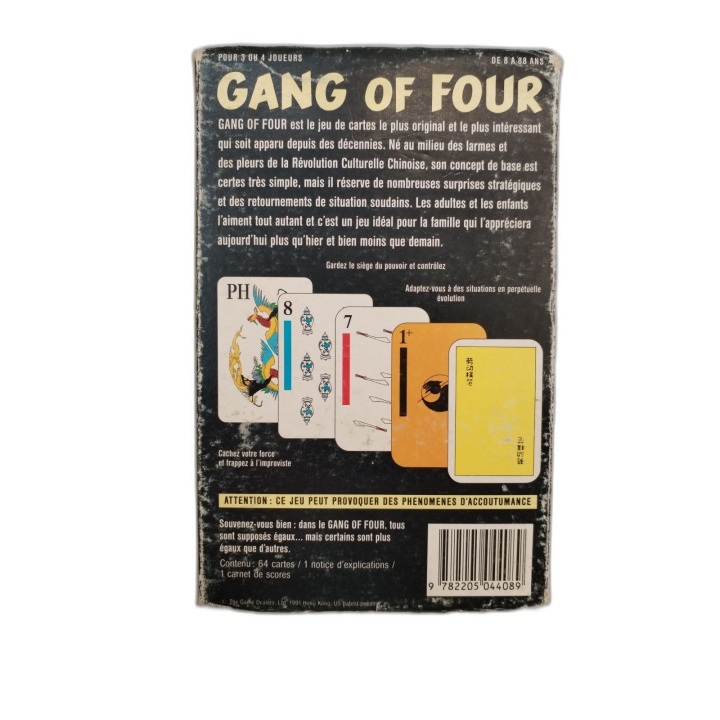 Gang of Four La Bande des Quatre - Dargaud - Jeu de Cartes Stratégie 2