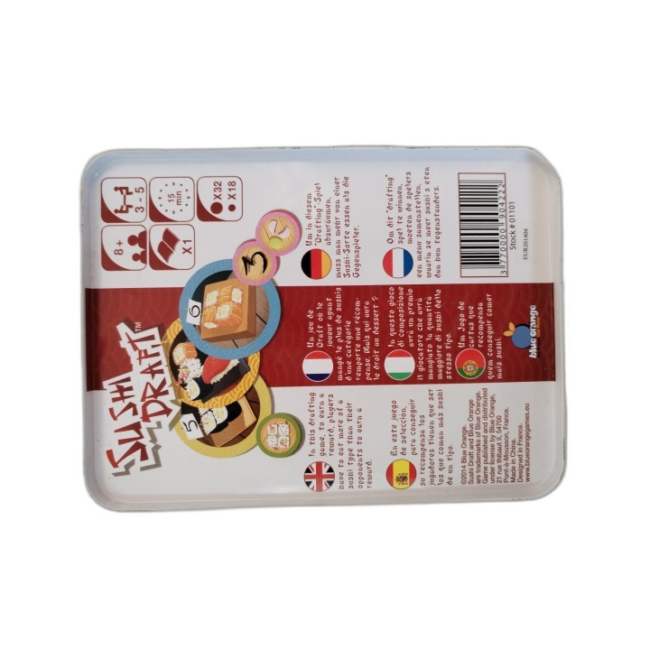 Sushi Draft - Blue Orange - Jeu de Cartes Draft 3-5 Joueurs - 8 ans -