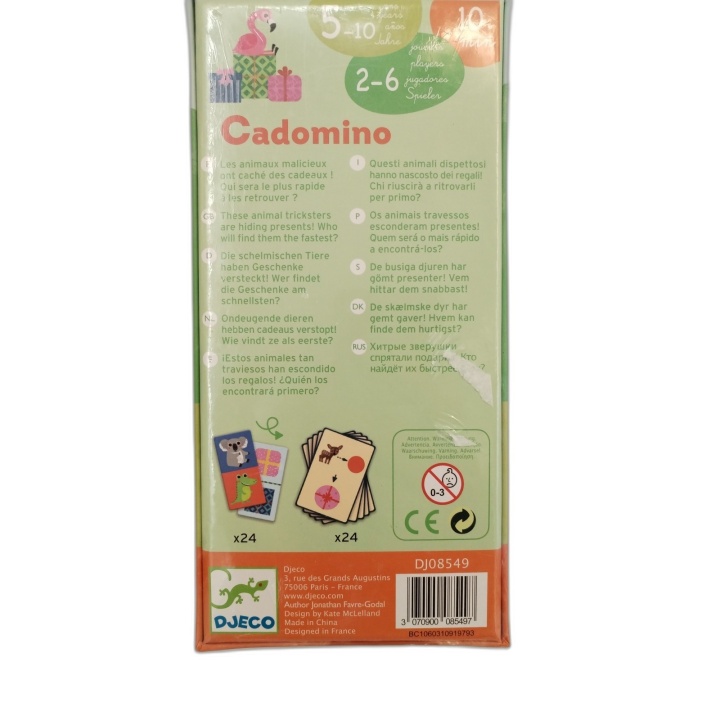 Cadomino Djeco - Jeu d'Observation Animaux Enfant - 5 à 10 ans - Neuf
