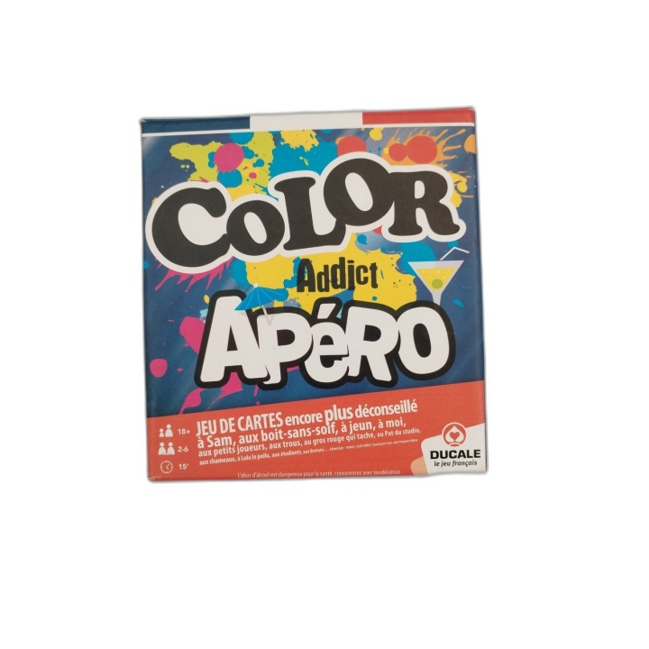 Color Addict Apéro - Ducale - Jeu de Cartes Ambiance 2-6 Joueurs - 18