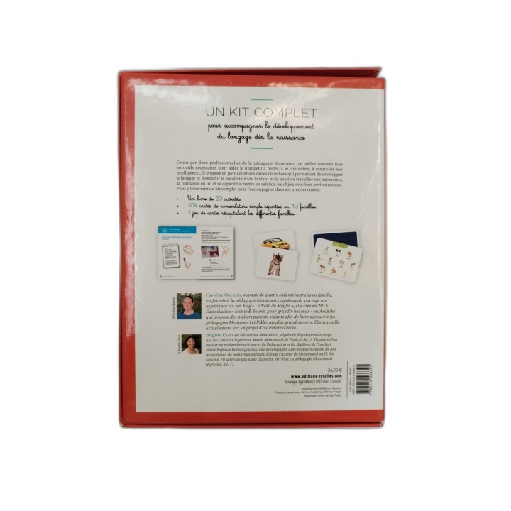 Bien Parler avec la Pédagogie Montessori - Eyrolles - 104 Cartes Langa