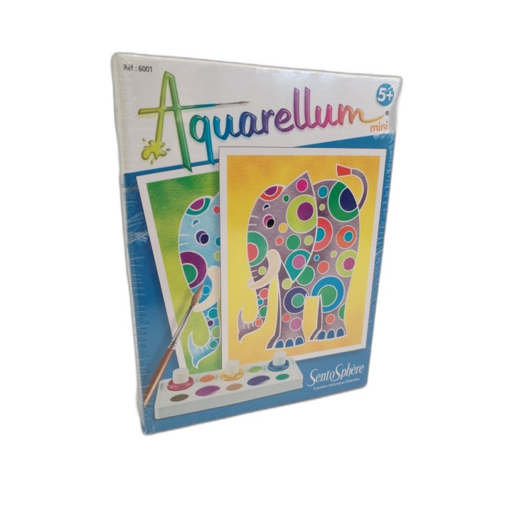 Aquarellum Mini Éléphants SentoSphère Réf.6001 - Kit Peinture Aquarell