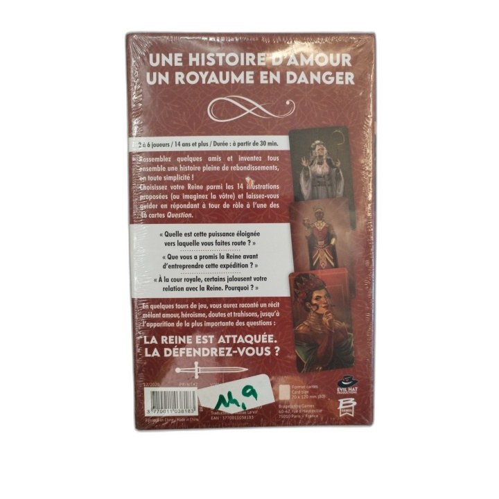 Pour La Reine - For The Story - Alex Roberts - Jeu de Cartes Narratif