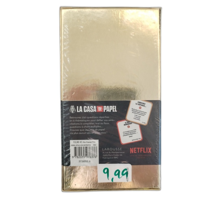 Le Grand Quiz La Casa de Papel - Larousse - 250 Questions - Jeu Quiz N