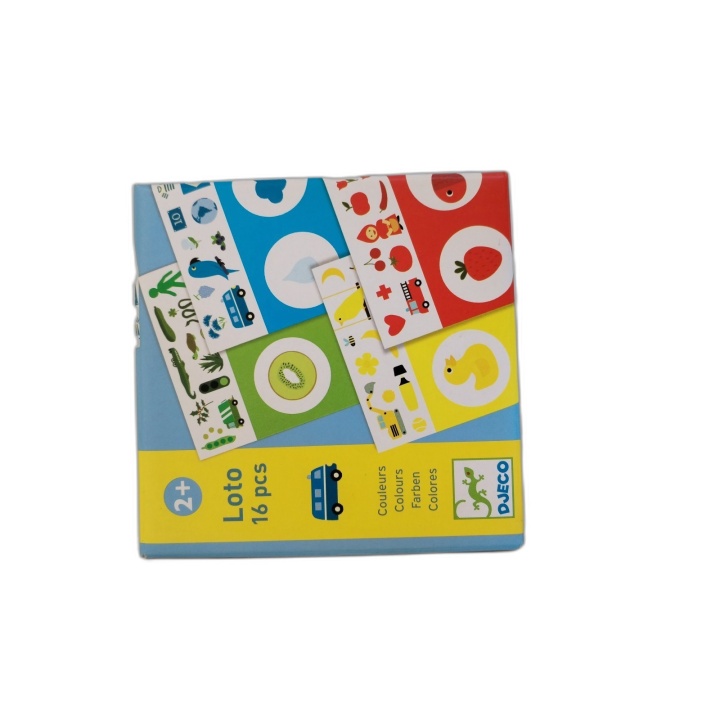 Loto Couleurs Djeco - Jeu éducatif enfant 2 ans+ - 16 pcs - Occasion C