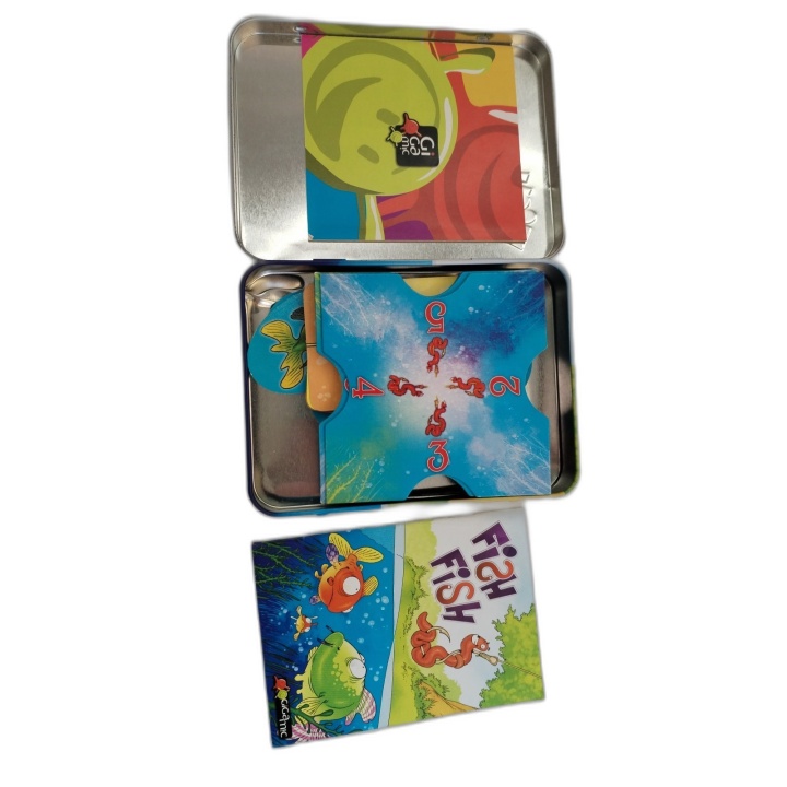 Fish Fish - Gigamic - Jeu de cartes Pêche 2-8 Joueurs - 8 ans - Boîte