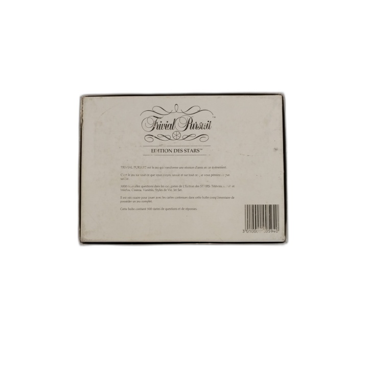 Trivial Pursuit Édition des Stars - Boîte Complémentaire Parker 1988 -