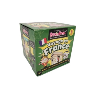 BrainBox Voyage en France - Green Board Game - Jeu Mémoire 1+ Joueurs
