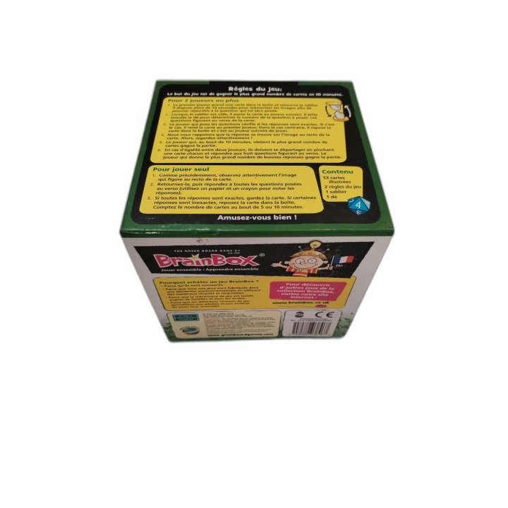 BrainBox Voyage en France - Green Board Game - Jeu Mémoire 1+ Joueurs