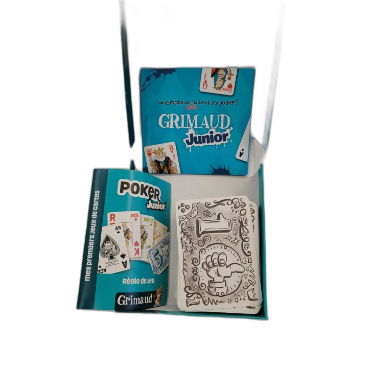 Poker Junior Grimaud - Jeu de Cartes Enfant 2-6 Joueurs - 6 ans - Occa