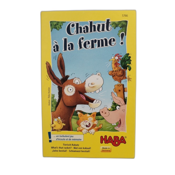 Chahut à la Ferme - HABA - Jeu Mémoire Enfants 2-6 Joueurs - Dès 4 ans