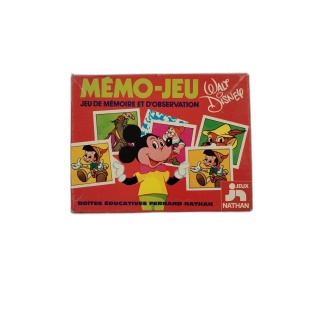 Mémo-Jeu Walt Disney - Nathan - Jeu Mémoire Enfant - Vintage Mickey Pi