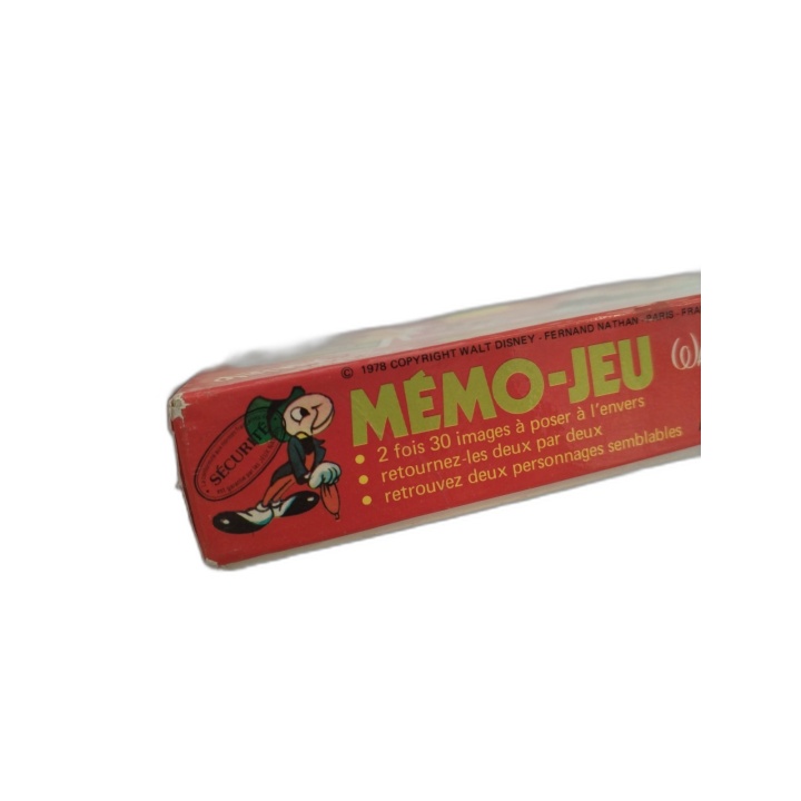 Mémo-Jeu Walt Disney - Nathan - Jeu Mémoire Enfant - Vintage Mickey Pi