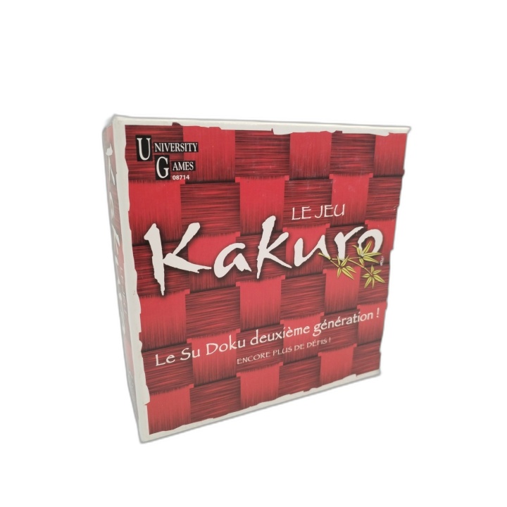 Kakuro Le Jeu - University Games - Puzzle Logique Sudoku 2e Génération
