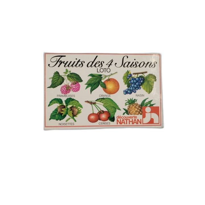 Fruits des 4 Saisons Loto - Nathan Découverte - Jeu Éducatif Enfant - 