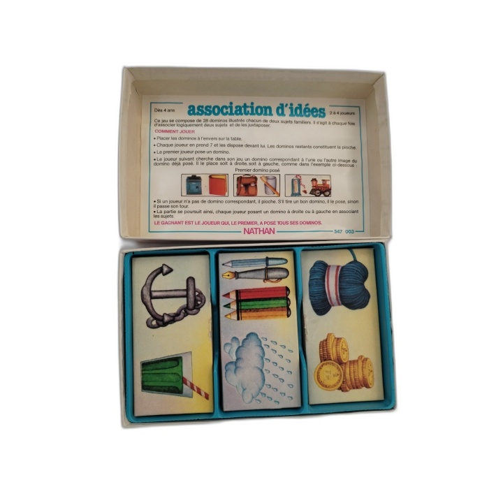 Association d'Idées Domino - Nathan Découverte - Jeu Éducatif Enfant -