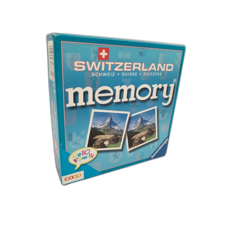 Memory Switzerland Ravensburger - Jeu Mémoire Famille - 2+ Joueurs - 3