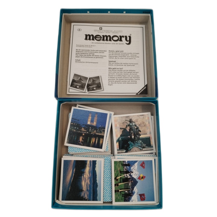 Memory Switzerland Ravensburger - Jeu Mémoire Famille - 2+ Joueurs - 3