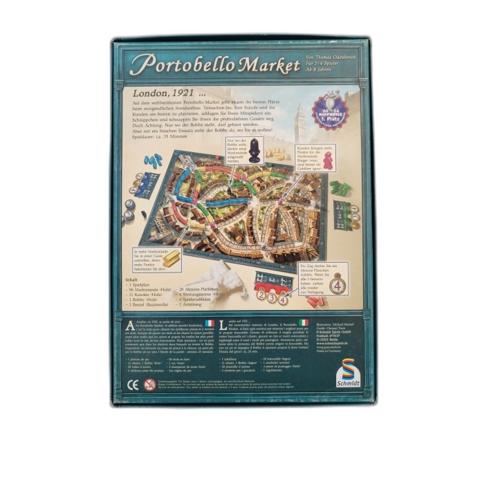 Portobello Market - Schmidt - Jeu de société stratégie 2-4 joueurs - D