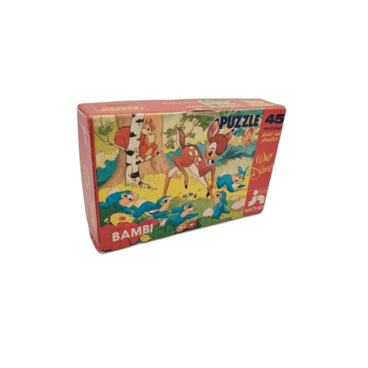 Bambi Puzzle 45 pièces - Nathan Walt Disney - Puzzle Enfant Vintage av
