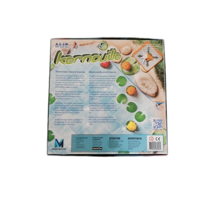 Kernouille - Mindtwister - Jeu Famille Grenouilles Sauteuses 2-4 Joueu
