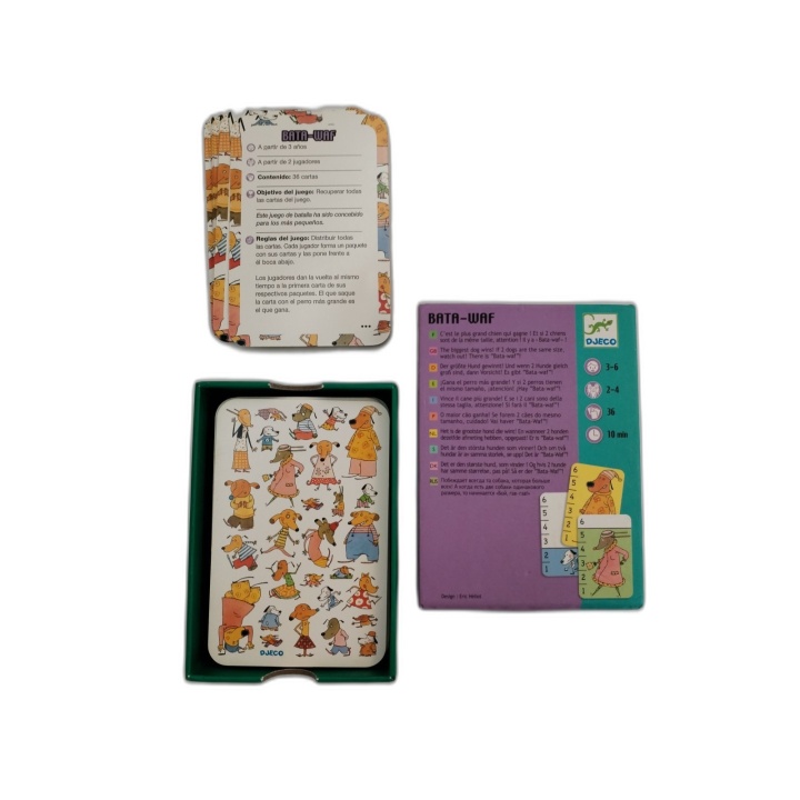 Bata-Waf Djeco - Jeu de Bataille Cartes Enfants 3-6 ans - Occasion Com