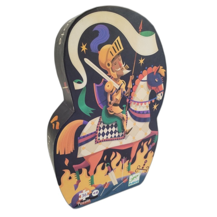 Don Quichotte Djeco - Puzzle Silhouette 36 Pièces - Dès 4 ans - Occasi