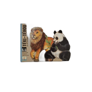 Téki-Téhou Djeco - Jeu de Cartes Stratégie Animaux - 2 Joueurs - 6 ans