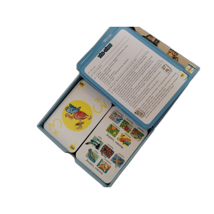 Téki-Téhou Djeco - Jeu de Cartes Stratégie Animaux - 2 Joueurs - 6 ans